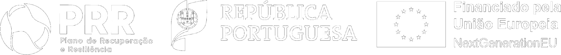 Plano de Recuperação e Resiliência, República Portuguesa e Financiado pela União Europeia — NextGenerationEU